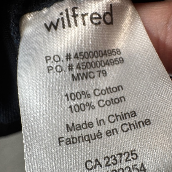 Aritzia Wilfred Sleeveless Sheath Mini Dress Black - Picture 11 of 12